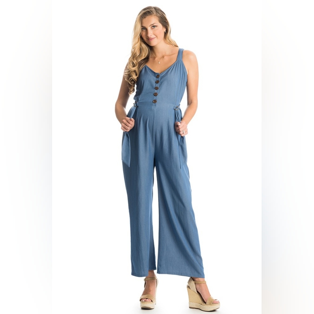 Everly Grey - Luciana Chambray Jumpsuit